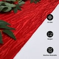 thumbnail image 4 of Your Chair Covers - 14 x 108 Inch Crinkle Taffeta Table Runner Red, 4 of 4