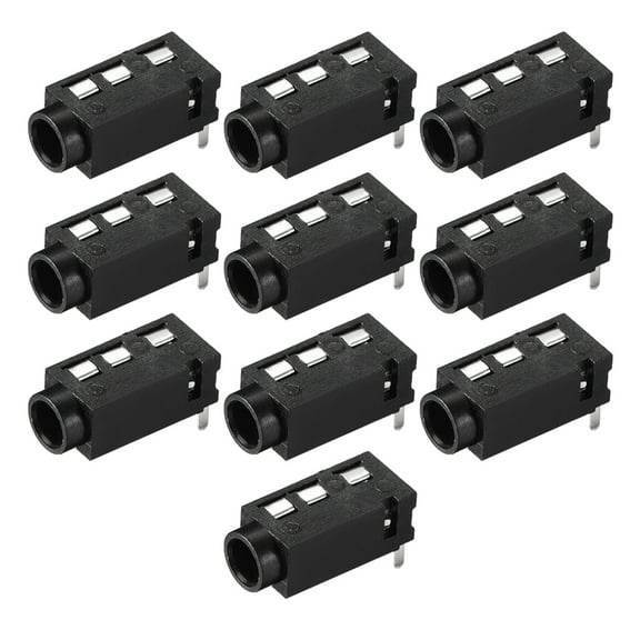 3.5 mm Audio Jack Connector PCB Mount Female Socket 4Pin PJ-320A 10pcs