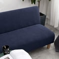 thumbnail image 2 of Housse Extensible pour Canapé-Lit Sans Accoudoirs, Housse de Futon Élastique en Polyester Spandex Lavable, Housse de Canapé-Lit Pliant, Housse de Siège, 2 of 6