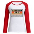 thumbnail image 3 of Blusa informal de manga larga con cuello redondo y estampado 1972 para mujer Pompotops  gfhjh17218, 3 of 3