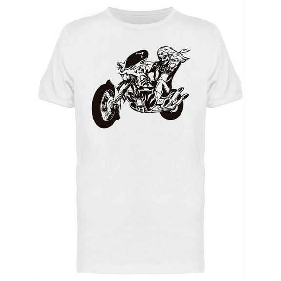 Thunder Cycle Design T-Shirt Men -Image by Shutterstock, Male x-Large