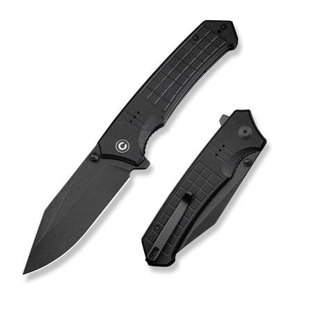 CIVIVI Knives Tacticorix Liner Lock C23055-1 Black G10 & Nitro-V Stainless Steel Pocket Knife
