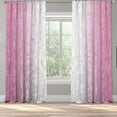 thumbnail image 1 of 3S Brother's Ombre Window Darkening Curtains Dip Dye Curtain Set of 2 Panels Hanging Rod Pocket & Back Tap Decorative for Bedroom Vertical Shades Symmetrical Curtain Panel Baby Pink (52"x108" Each), 1 of 8