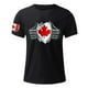 thumbnail image 3 of Tops para hombre, blusas y camisas de manga corta con cuello redondo para hombre, jersey informal con cuello redondo estampado para hombre, pantalones cortos deportivos para fitness, blusa para hombre, 3 of 4