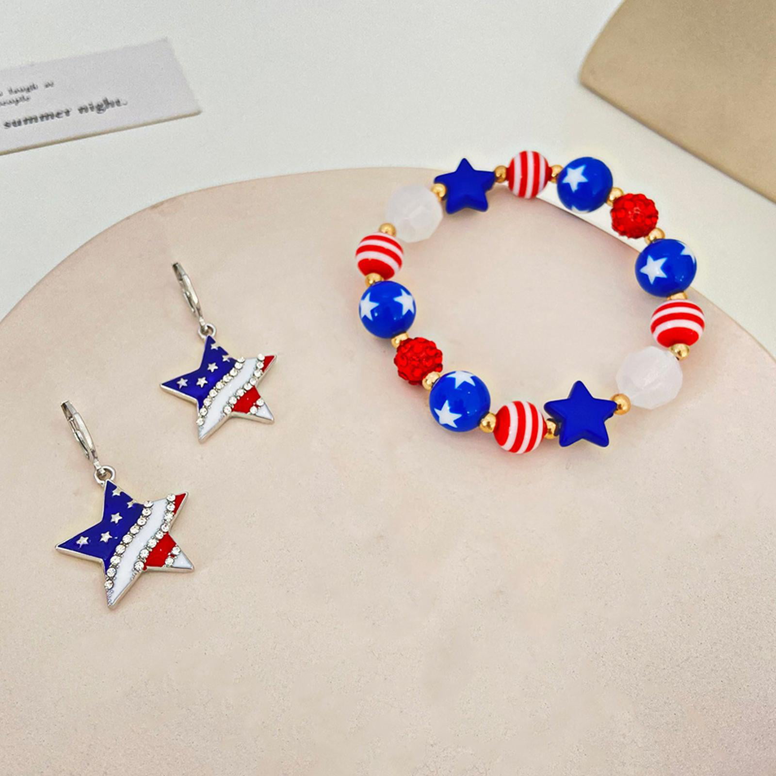 Limited Edition Patriotic Bracelet Collection || Clear Quartz & Red Co -  Angelic Roots