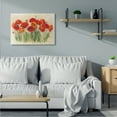 thumbnail image 2 of Red Poppy Florals Soft Green Meadow Grass 40 in x 30 in Painting Canvas Art Print, by Stupell Home Décor, 2 of 6