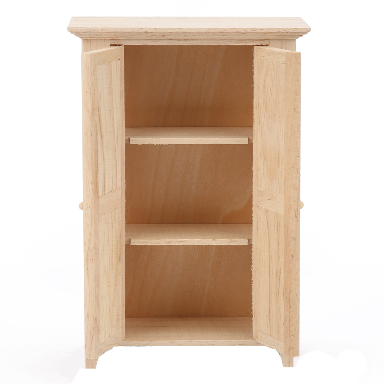 1:12 Doll House Miniature Wood Wall Shelf Model Furniture Acces.OU
