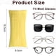thumbnail image 2 of Estuche para gafas de sol con tapa superior exprimible, estuche para gafas portátil, cuero PU, 18x9CM, 3 uds., 2 of 5