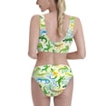 thumbnail image 5 of High Waisted Bikini Sets For Women, Classic Cute Lizard Swimsuits Tummy Control, Two Pieces Bathing Suit, 5 of 8