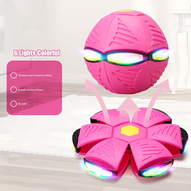 Pet bola de salto luminoso mordisco resistente a las bolas giratorias de la mascota con seguridad ambientalmente Interesante para jugar al aire libre