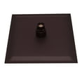 thumbnail image 6 of Westbrass 12" Square Rainfall Shower Head with 19" Wall Mount 90-Degree Arm, Oil Rubbed Bronze, 6 of 10