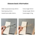thumbnail image 3 of Women Fashion Computer Glasses Rimless Cutting Lens Eyewear Gaming Eyeglasses  Gold, 3 of 6