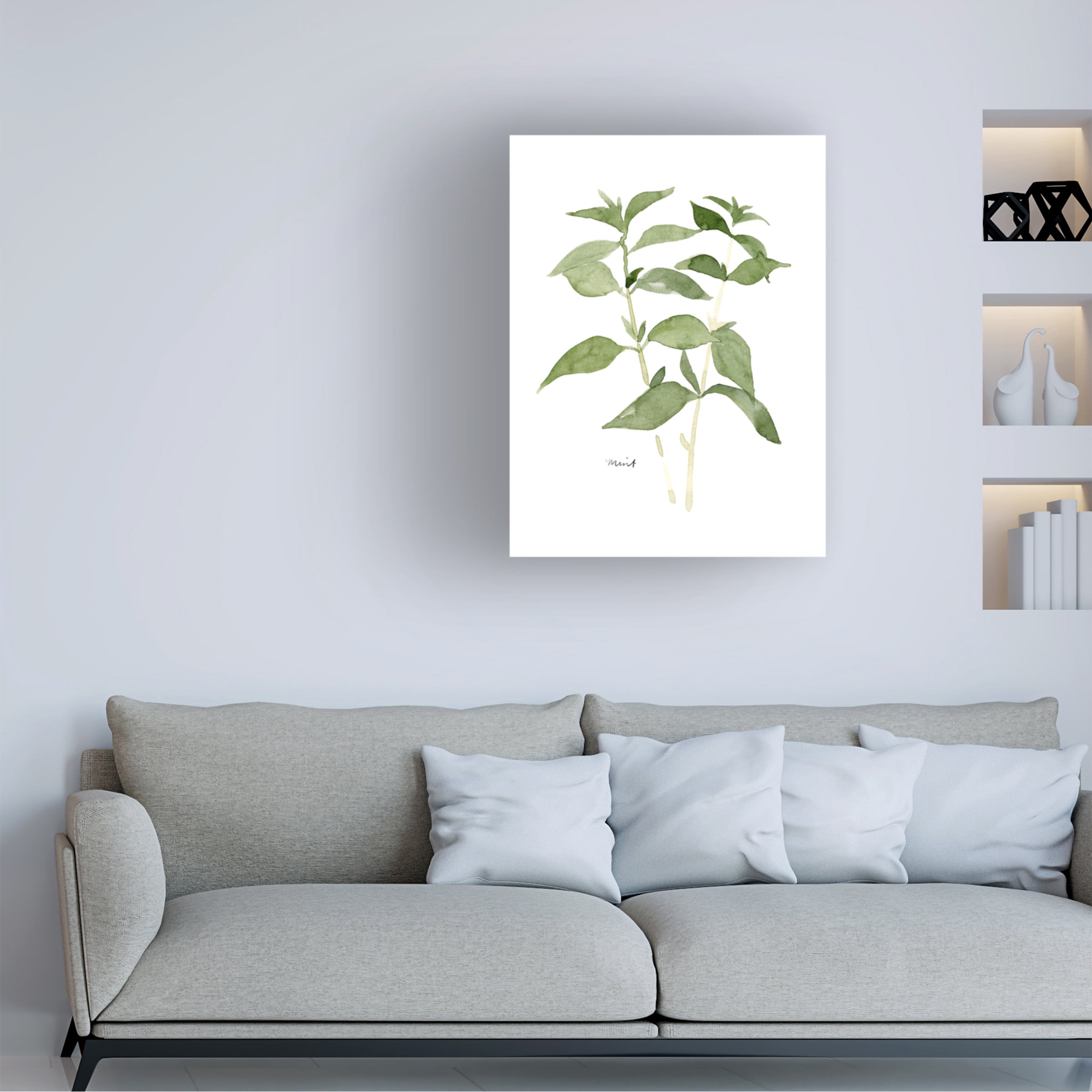 Emma Scarvey 'Herb Garden Sketches I' Canvas Art