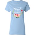 thumbnail image 3 of Inktastic Blessed to Be a Nana with Flowers Women's T-Shirt, 3 of 5