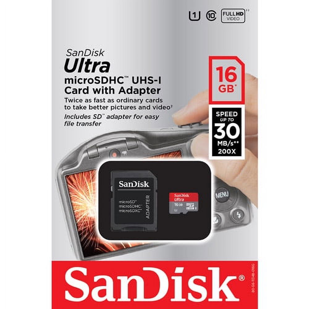 Ultra 16GB Class 10 MicroSD Card-SanDisk