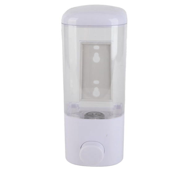 BIMZUC 500ml Wall‑Mounted Plastic Soap & Lotion Dispenser – Leakproof, Detachable, Clear View, Ideal for Hotels, Offices & Homes
