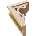 thumbnail image 6 of 7"W x 14"D x 21"H Classic Sheridan Rough Cedar Woodgrain TimberThane Corbel, Primed Tan, 6 of 6