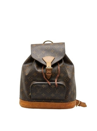used Pre-owned Louis Vuitton Louis Vuitton Bag Monogram Women's Men's Rucksack Backpack Montsuri GM M51135 Brown (Fair), Adult Unisex, Size: (HxWxD)