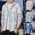 thumbnail image 5 of Men Sun Protection Outwear Lightweight Windbreaker Jacket Hooded Breathable Coat, 5 of 8