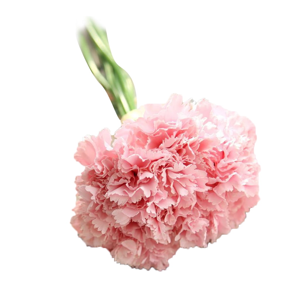 6Pcs/Bouquet Large Artificial Silk Carnation Flower Home Party Wedding Decor~ 