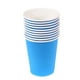 thumbnail image 1 of EeaseMX Vasos de papel desechables de colores para niños, Material de arte artesanal grueso, color azul oscuro, 100 Uds., 1 of 8