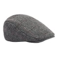 thumbnail image 2 of Sombrero de Boina Yinane Gorro de Conducción Espiga Cuadros Hombre Gris Claro, 2 of 8