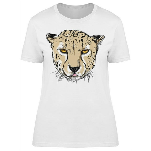 Tiger Head Silhouette T-Shirt Women -Image by Shutterstock, Female Small