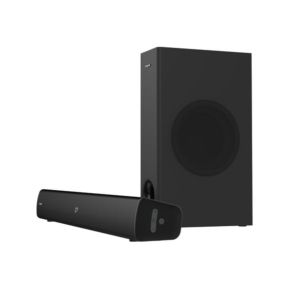Creative Stage V2 - Sound bar system - for TV / monitor - 2.1-channel - wireless - Bluetooth - 80 Watt (total)
