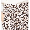 thumbnail image 2 of Bar III Women's Leopard-Print Shorts Natural Size 6, 2 of 3