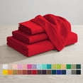 thumbnail image 4 of Elegant Comfort 4-Piece Microfiber Bed Sheet Set, Full, Red - Deep Pocket, 4 of 10