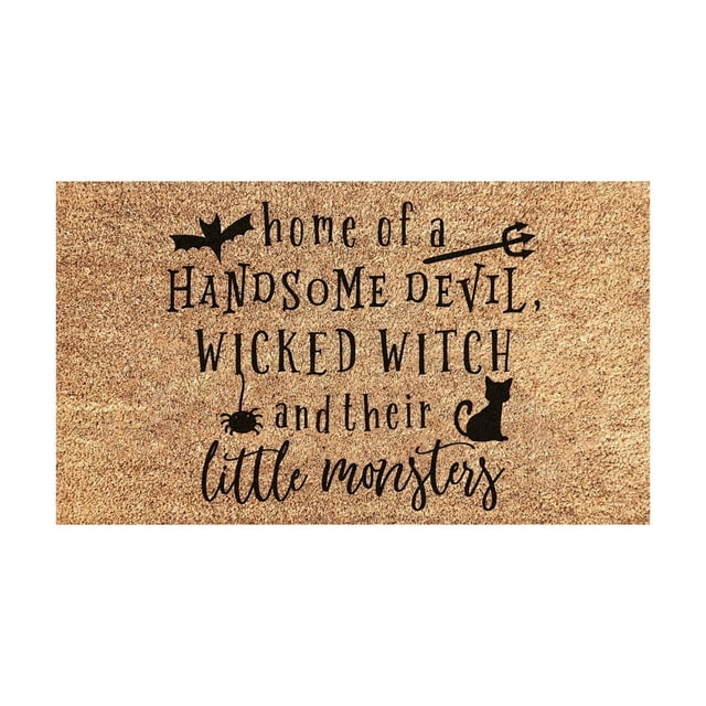 QIPOPIQ Haloween Printed Carpet Non-slip Entry Door Entry Mat Absorbent Bathroom Kitchen Entryway New Year & Christmas Gift Mat Winter Clearance Rugs