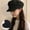 Blue, variant on Women Beret Vintage Style Fine Texture Solid Color 8-Panel Paperboy Cap for Party