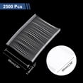 thumbnail image 2 of Uxcell Standard Tagging Fastener 68x7.9mm Price Tag 65mm 2500pcs Clear, 2 of 6