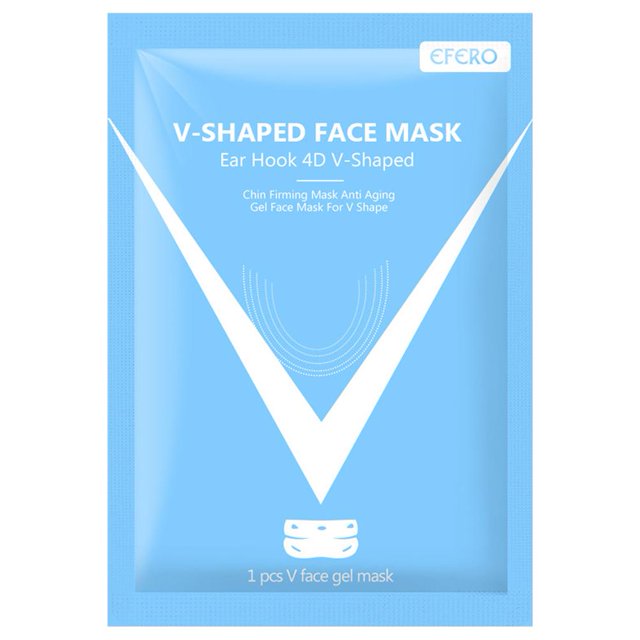 Gancho para la oreja 4D Mascarilla de estiramiento facial Levantamiento de mentón doble Mascarilla facial delgada Vendaje (R17) Ndcxsfigh Cuidado Belleza