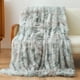 thumbnail image 4 of Manta de Lanzamiento Suave, Cubierta Decorativa de Felpa, Cubrecama de Peluche con Sensación de Terciopelo, 80x120cm para Sofá, Sillón, Cama, Gris Oscuro, 4 of 6