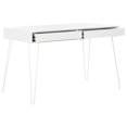 thumbnail image 2 of SAFAVIEH Cade Mid-Century Retro Two Drawer Desk, White, 2 of 12