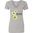 thumbnail image 3 of Inktastic Arizona Saguaro Cactus Flowers Women's V-Neck T-Shirt, 3 of 5