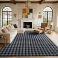 thumbnail image 6 of Buganda Area Rugs for Living Room, Soft Shaggy Rug for Bedroom , Non Slip Machine Washable Carpet, Grey, 8'x10', 6 of 6