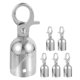 thumbnail image 1 of WHAMVOX 6Ud Cerradores De Cuerda Con Gancho Metal Plata Versátiles Para Aplicación Pesada, 1 of 8