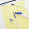 thumbnail image 6 of BAZIC Ballpoint Prima Blue Stick Pens, Soft Grip 1.0 mm, (8/Pack), 1-Pack, 6 of 7