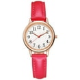 thumbnail image 2 of Sleek Minimalist With Strap Dial Women‘s Quartz Leather Watch Gift Watch, 2 of 2