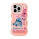 thumbnail image 3 of Funda de teléfono Disney Lilo y Stitch Angel Macaron Waves para iPhone 15 14 13 12 11 pro Max XS X 7 8 plus, funda de silicona suave para dulces, 3 of 5