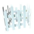thumbnail image 1 of Almencla Landscape Edging Border Fence Strong Picket Fence for Tree Flowerbeds Indoor White Height 35cm, 1 of 8