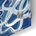 thumbnail image 2 of Epic Art 'Octopus Tentacles Blue And White' by Fab Funky Acrylic Glass Wall Art, 24"x24", 2 of 2
