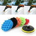 thumbnail image 3 of SPRING PARK 7Pcs/Set Polishing Pad Wave Waxing Sponge 3/4/5/6 inch Buffing Buffer Wheel for Automobile, 3 of 6