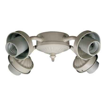 

Quorum International 2444-Cfl 4 Bulb Fluorescent Fan Light Kit - Off White