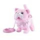 thumbnail image 5 of Juguete para gatos que caminan para niños, gatito musical que mueve la cola, animal de peluche eléctrico Rosa, 5 of 7