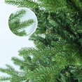 thumbnail image 2 of 7.5FT Green PVC+PE Christmas Tree with 2856 Tips  Full & Lush Hinged Tree with Metal Stand, Easy Assembly, Realistic Mixed Needle Design, 2 of 19