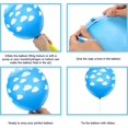 thumbnail image 3 of Globos de látex de nube azul, azul medio con nubes, globos mate para niños y niñas, fiesta de cumpleaños, decoración de Baby Shower, 100 piezas, 12 pulgadas Namotu WMZY-506, 3 of 7