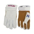 thumbnail image 4 of Mylec MK3 Player Street & Roller Hockey Gloves, Adj. Wrist Roll, Rugged Nash Palm, Soft Foam, Lightweight & Breathable – 1 Pair, White, 11" Medium, 4 of 5